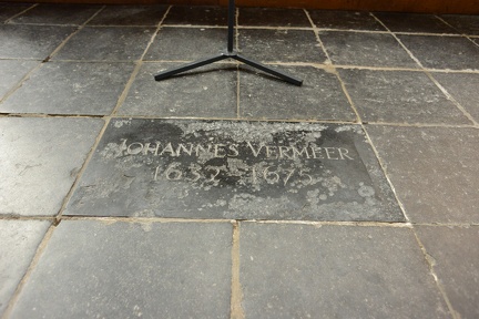 Vermeer buried in Oude Church